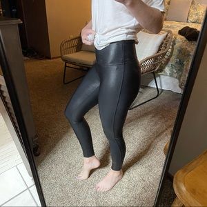 Spanx Leather Look Leggings